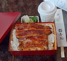 うな重　袷（二匹）肝吸と香の物付
